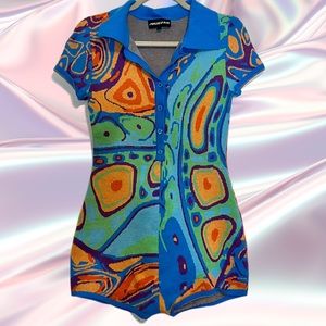 Multicolored romper